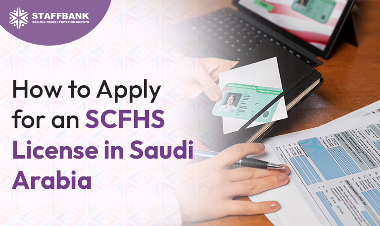 How to apply for an SCFHS Licensing in Saudi Arabia